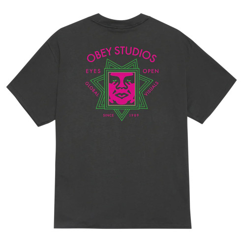 Obey Ανδρική κοντομάνικη μπλούζα Global Visuals Tee
